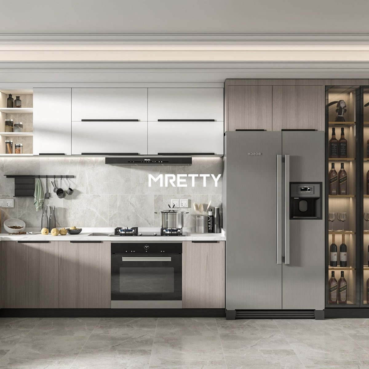 Image showcasing High-End Custom Closet Design: MRETTY Elevates Singapore’s Luxe Wardro