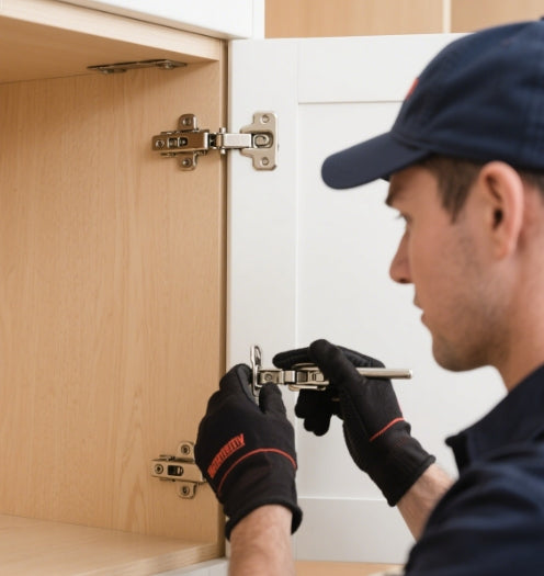 cabinet hinge servicing