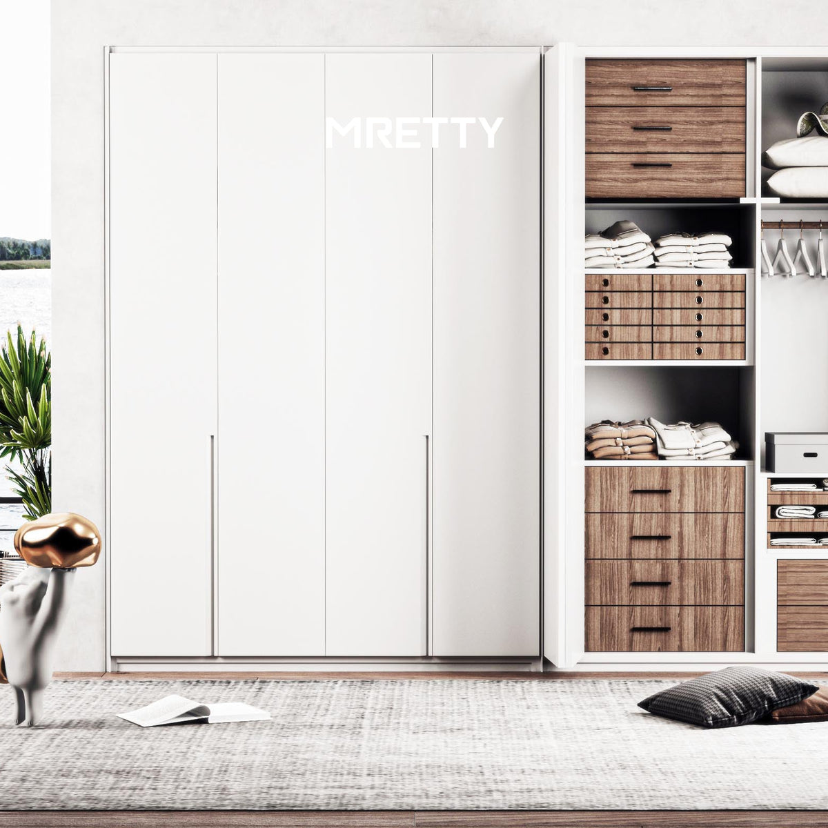 Integrated Pulls: Elevate Your Home's Elegance with MRETTY's Precision