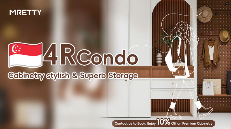 🇸🇬Condo-4R Cabinetry｜Can They Really Be This Elegant?!