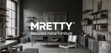 Recycled metal furniture