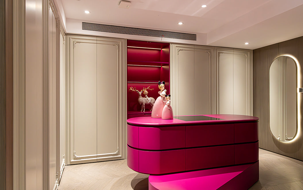 Vibrant Fuchsia Dreams Meet French Elegance