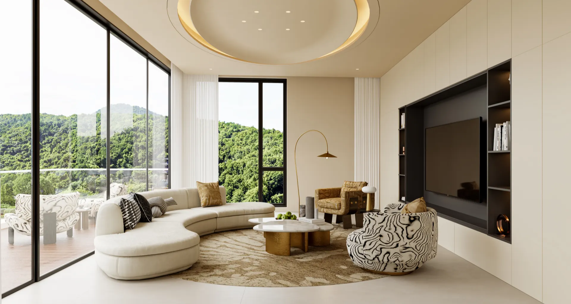 Balcony - custom cabinetry and interior design by MRETTY