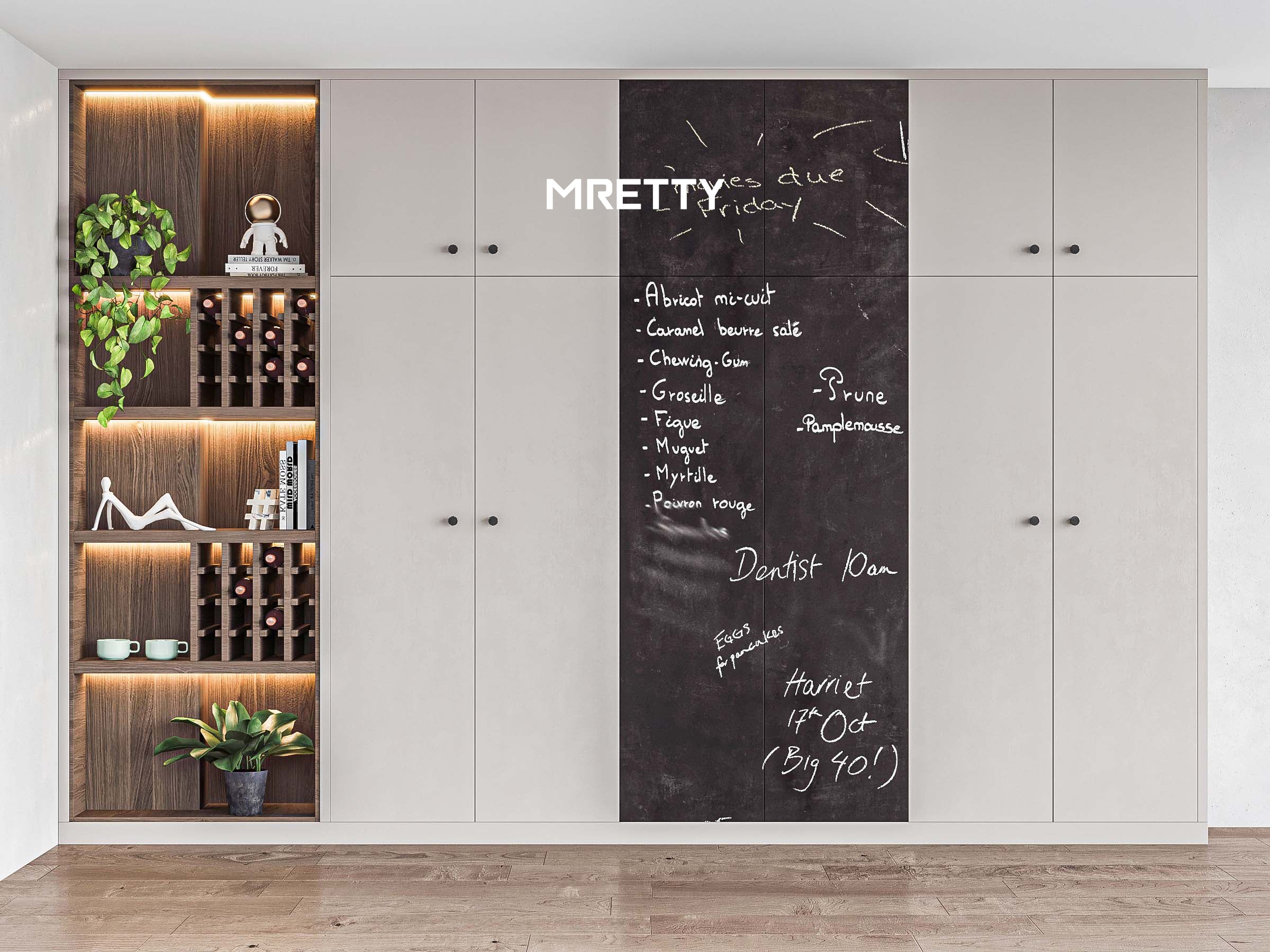 Luxury Wall Mounted Desks Singapore | Premium Space Saving Solution | MRETTY