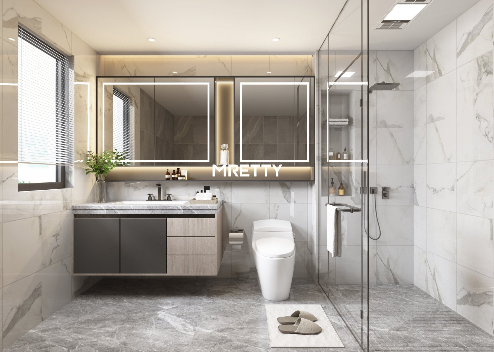 Contemporary Wooden Wall Shelf With MRETTY: SG’s Premium Storage Solution