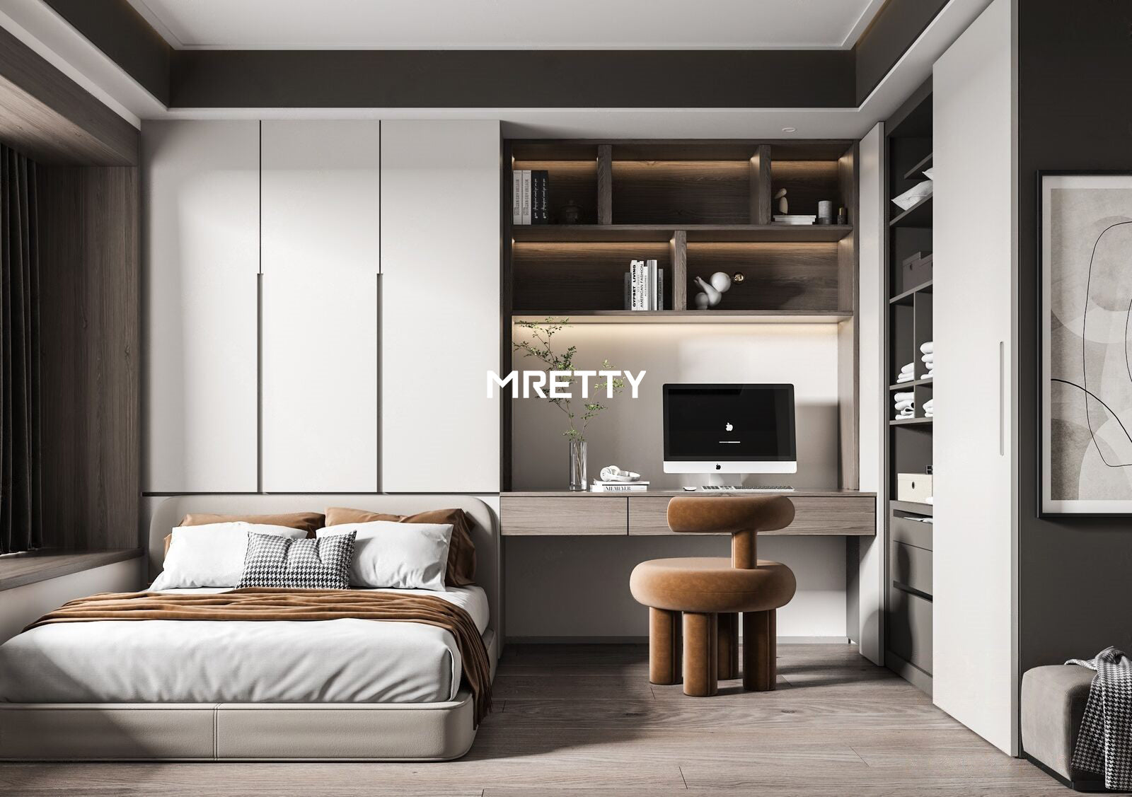 Luxury Wooden Wardrobe Interior Layouts: 2025 Premium Design Guide by MRETTY