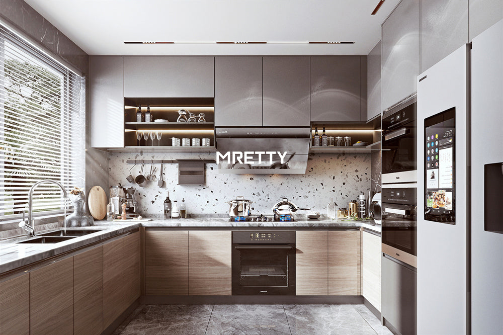 MRETTY Modern Wooden Kitchen Island Countertop: The Perfect Harmony of Natural Aesthetics and Functionality