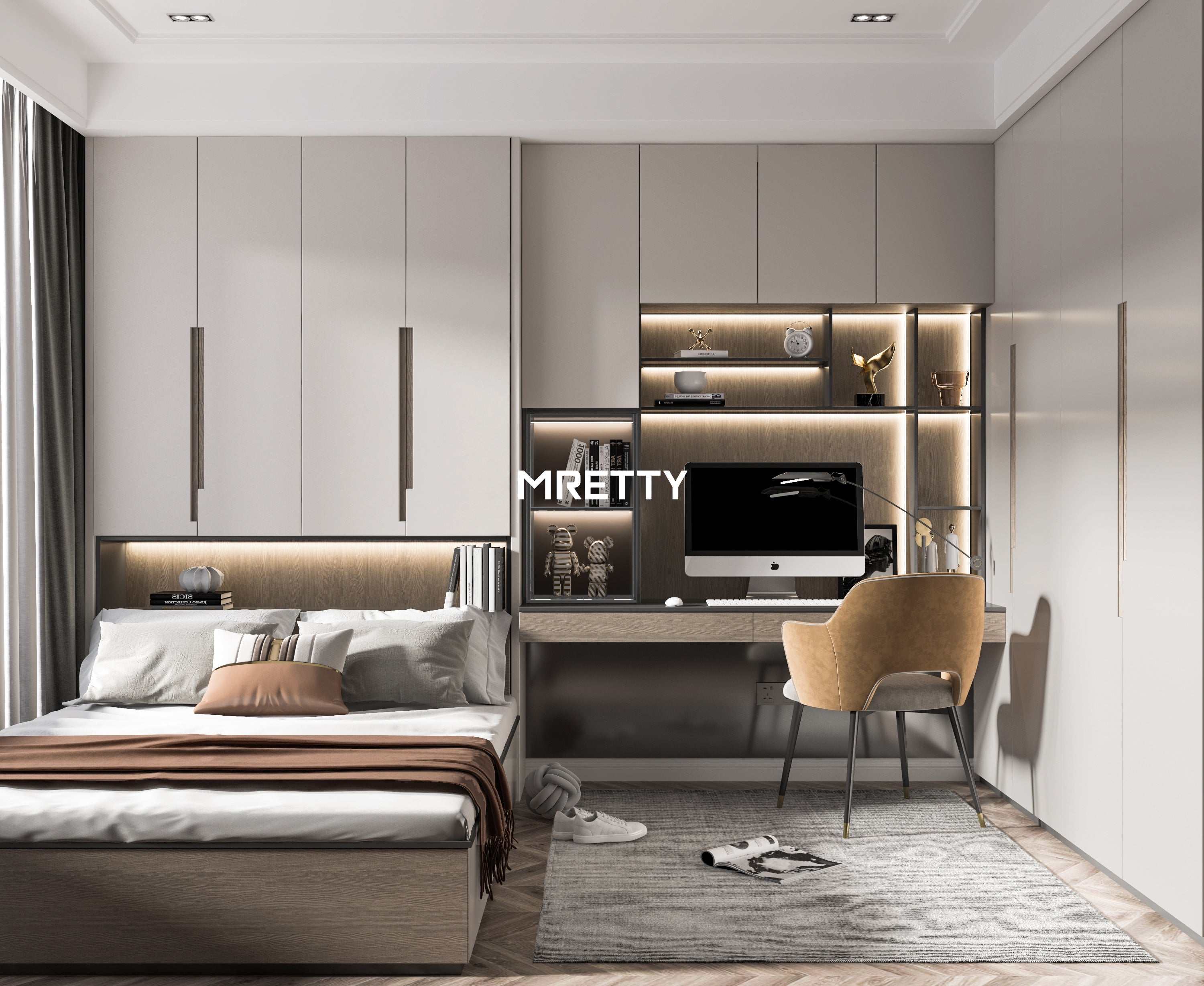 Full Home Wooden Storage Solutions: MRETTY’s Premium Singapore Custom Designs