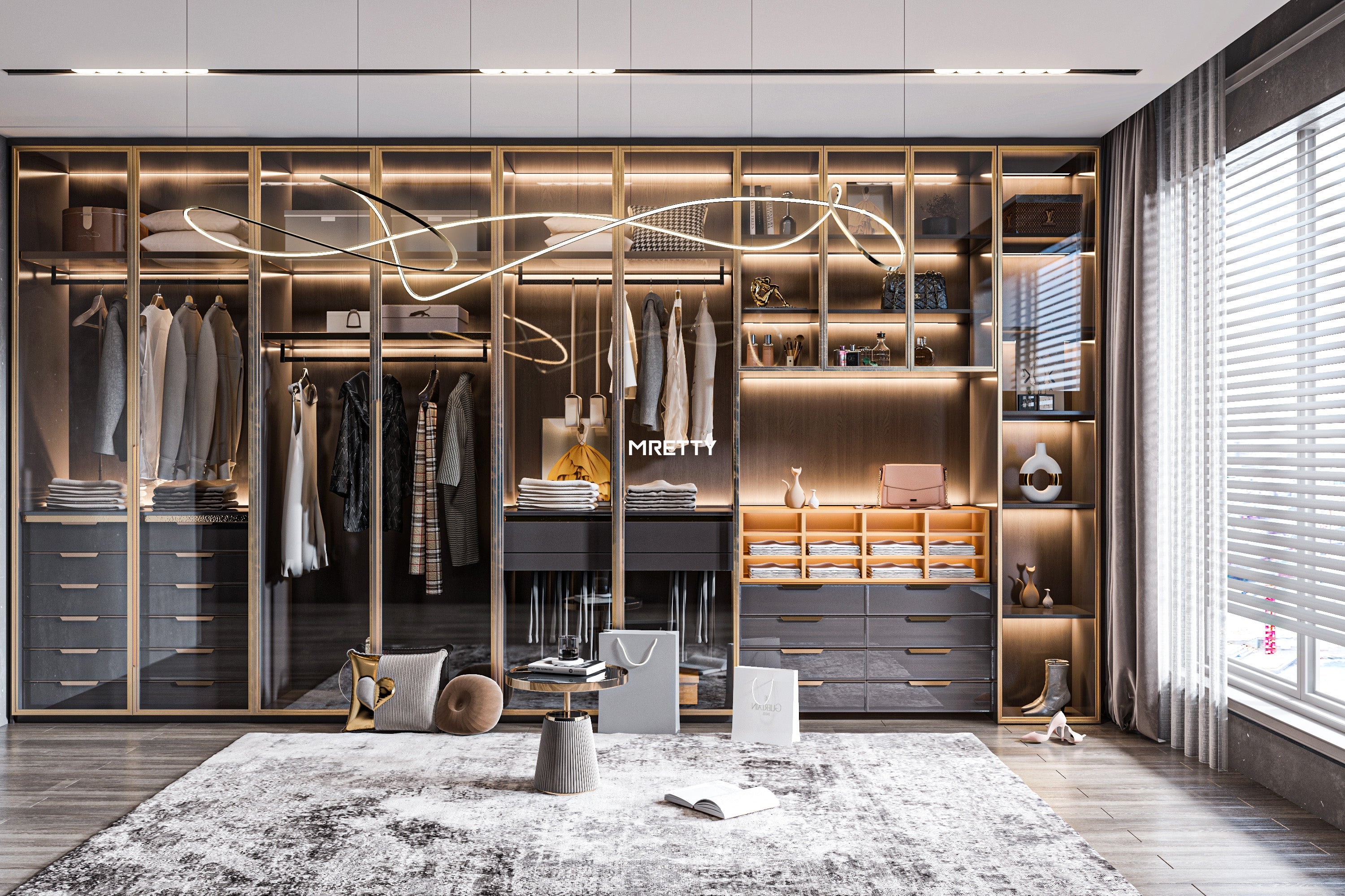 Modern Wardrobe Design Singapore | MRETTY Custom Solutions