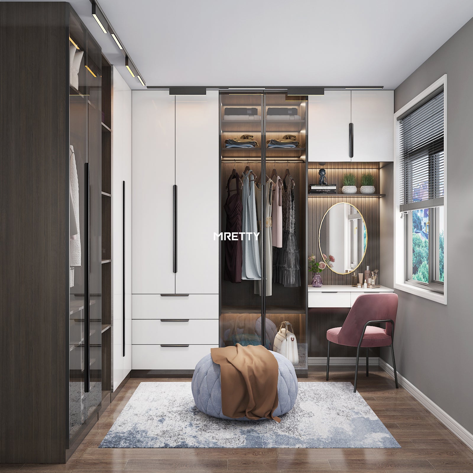 MRETTY: Suspended Walk-In Closet Guide for Singapore Homes