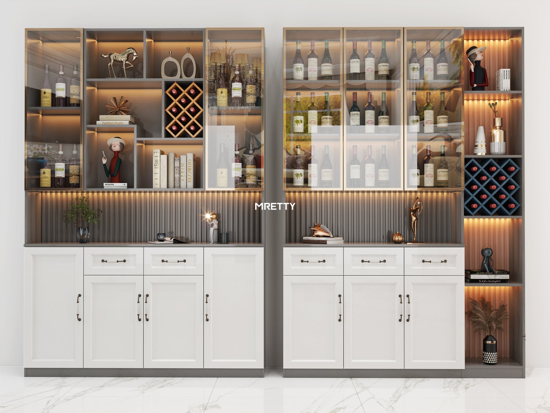 High-End Custom Wine Cabinet Design Singapore