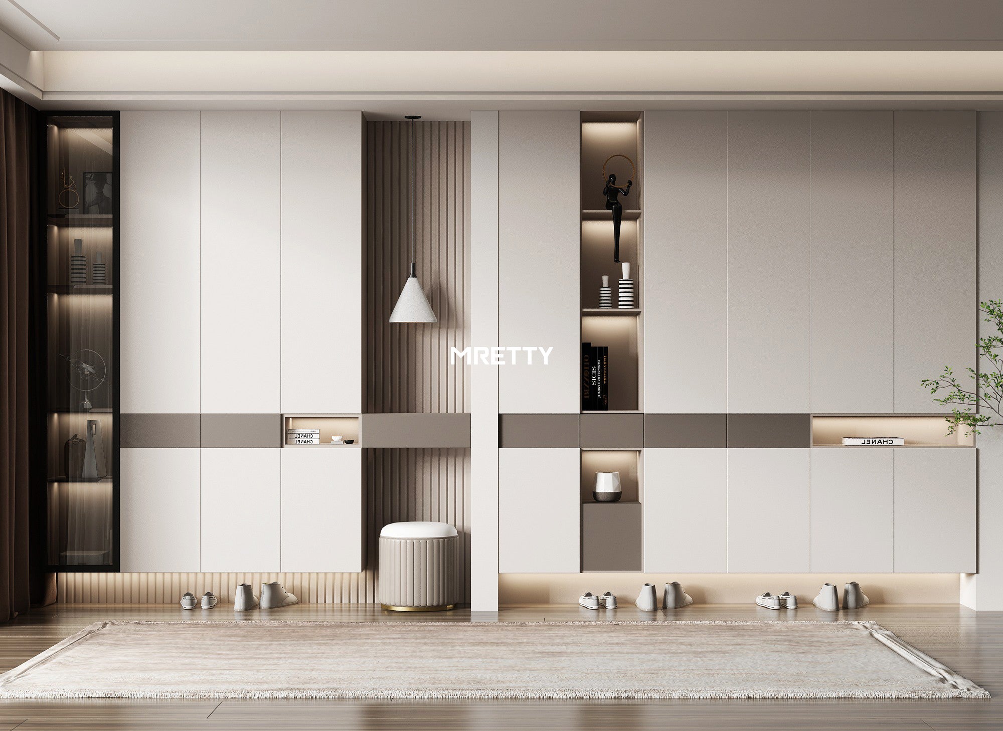 Master Custom Entryway Design in Singapore Homes