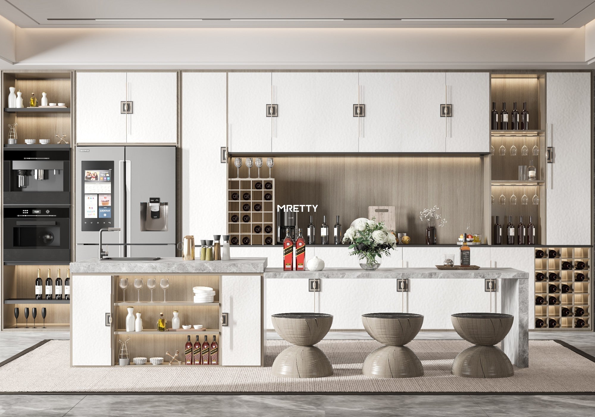 MRETTY Custom Minimalist Kitchen Cabinets for Singapore 4-Room HDB: Expert Designer Guide