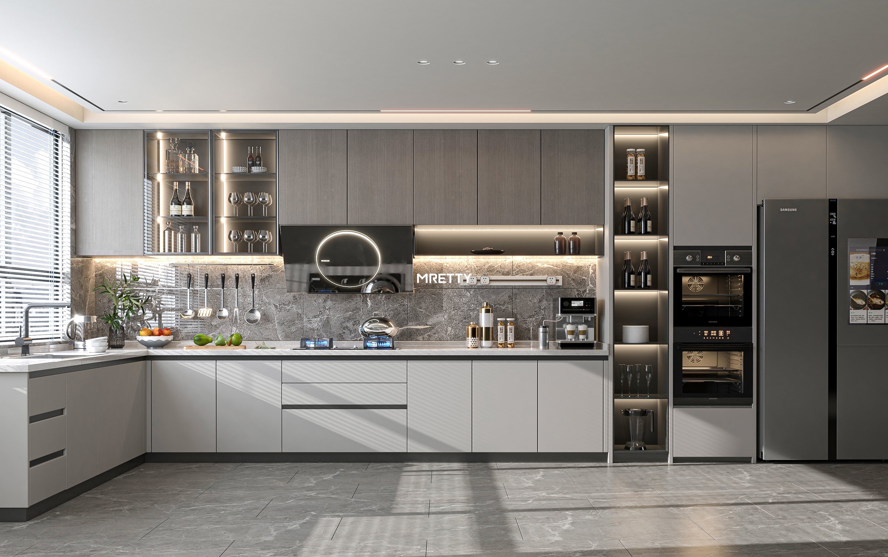 The Timeless Allure of MRETTY Modern Wood Kitchen Cabinets