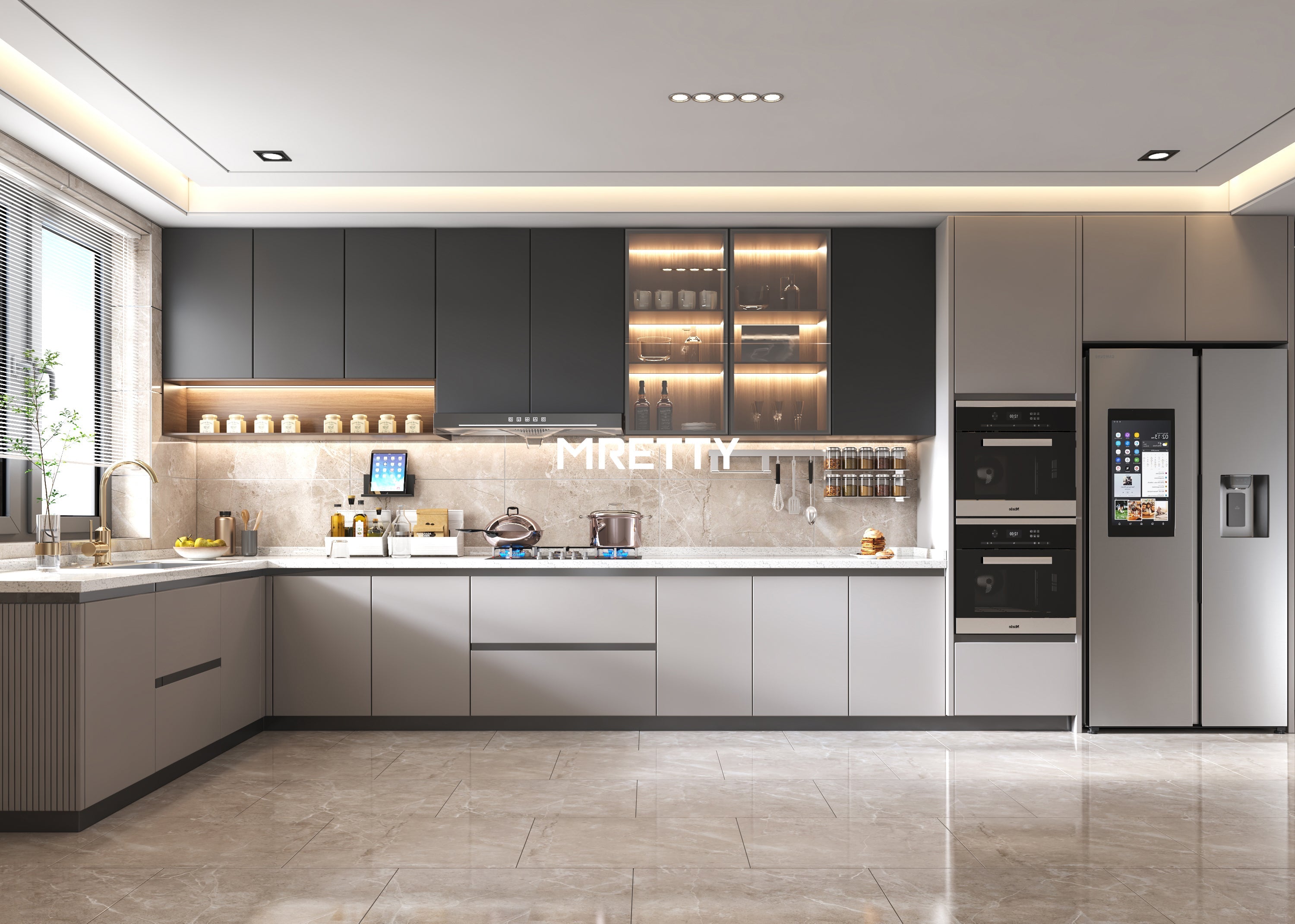 High-Gloss Finish Kitchen Cabinets in Singapore: Elevate Your Space with MRETTY’s Luxe Solutions