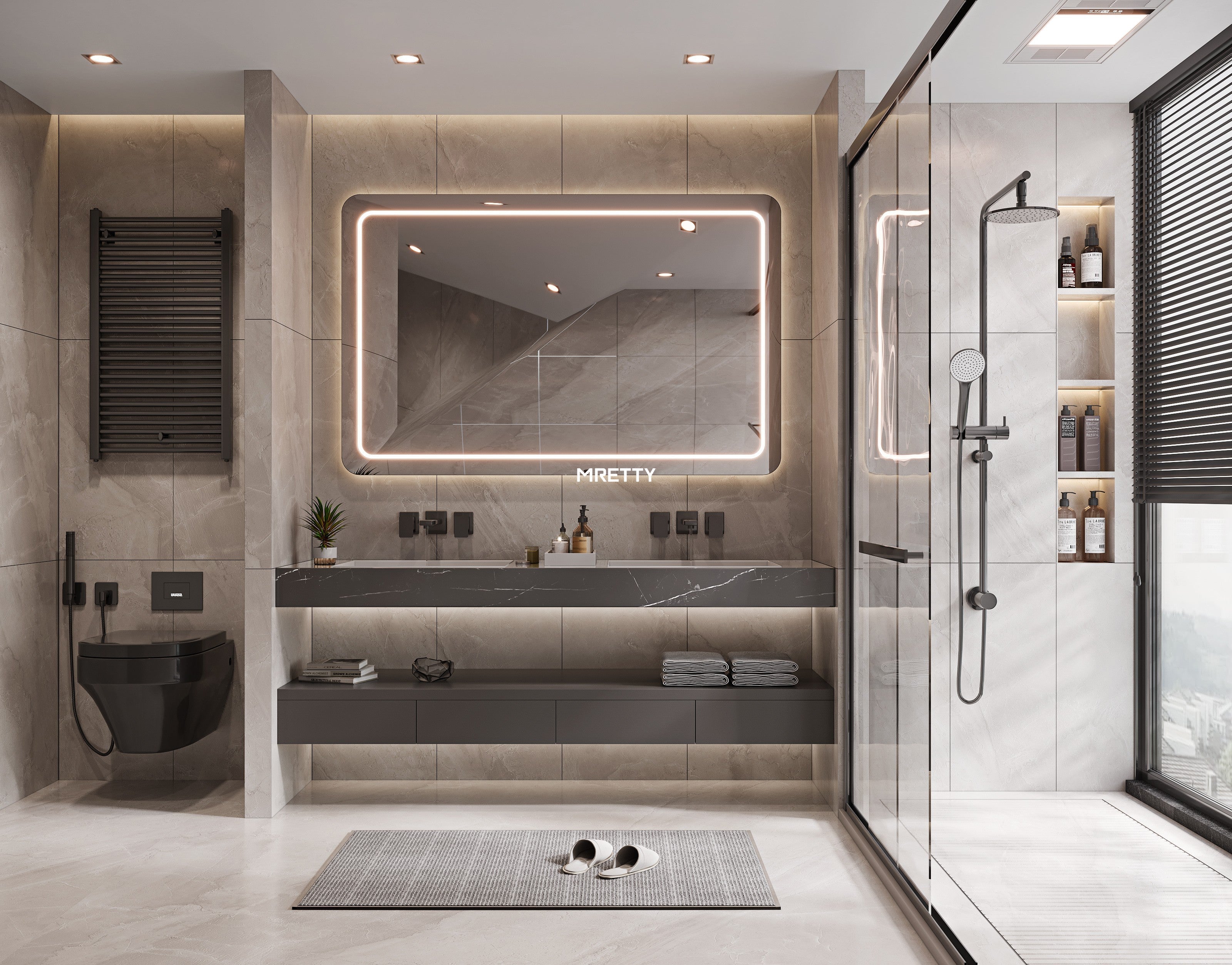 MRETTY Custom Wooden Living Room Cabinets Singapore: Elevating Your Living Space