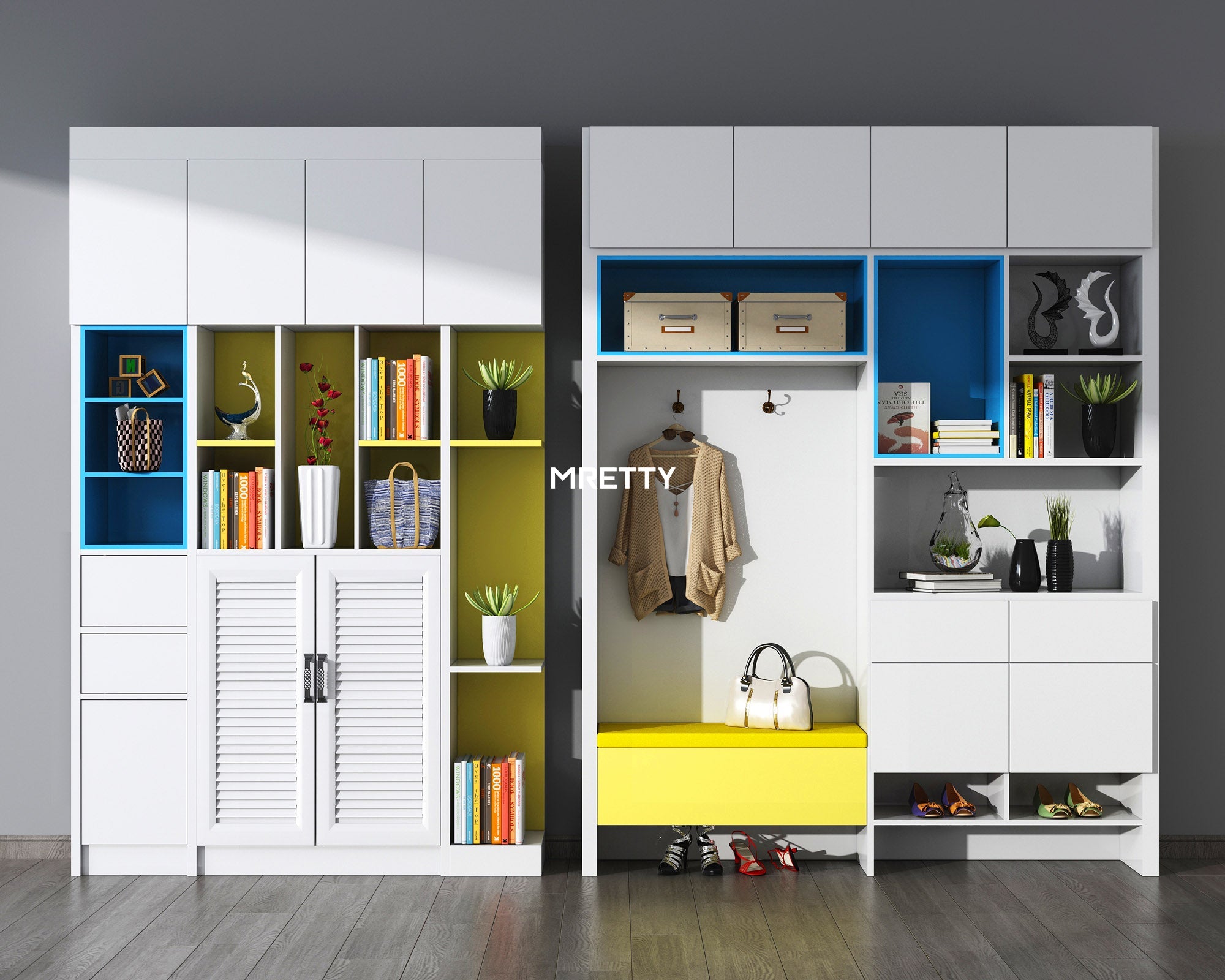 High-End Whole House Cabinet Emergency Kit Storage: MRETTY’s Singapore Solution