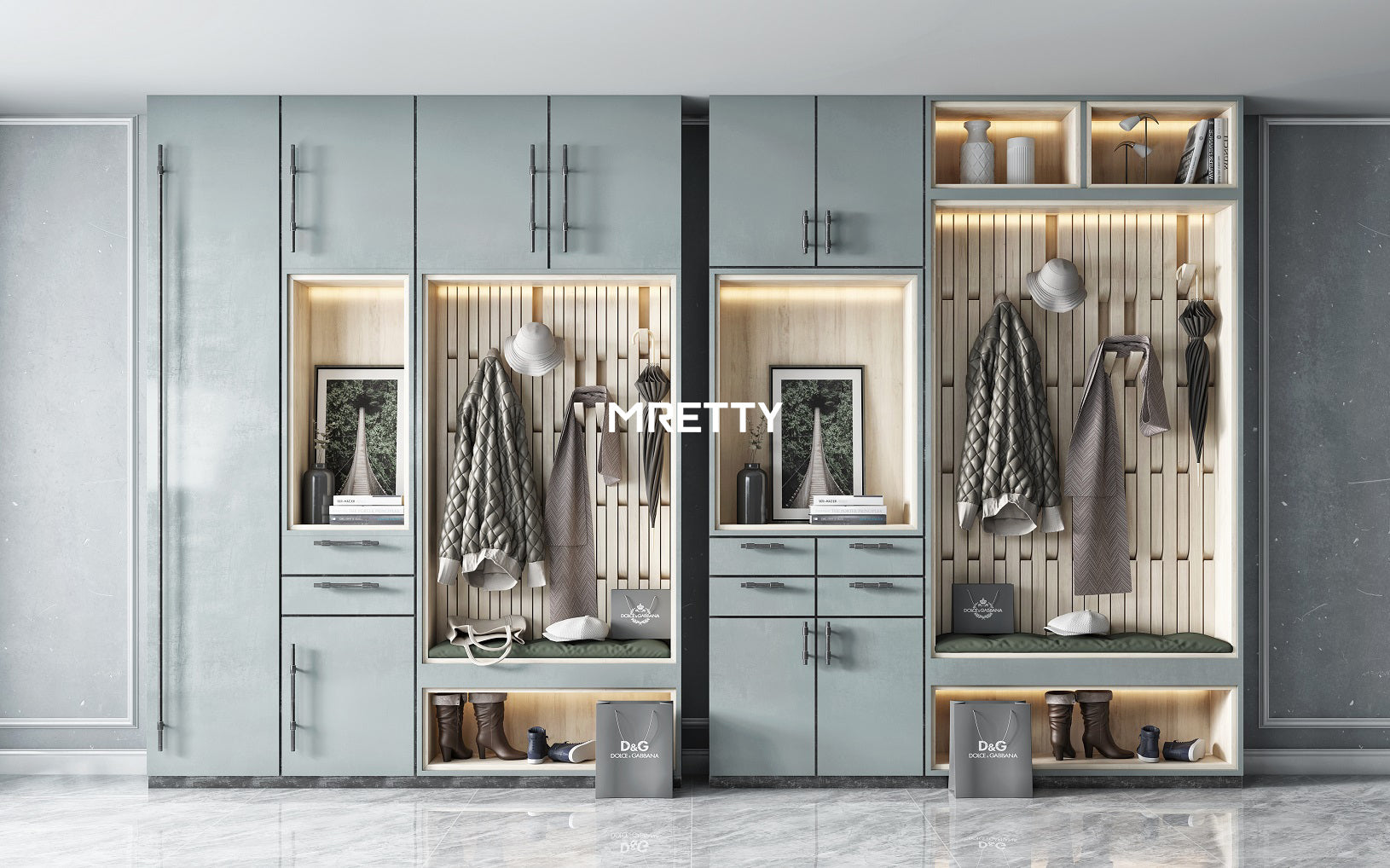 Best Custom Wooden Utility Closet Storage Solutions | MRETTY SG