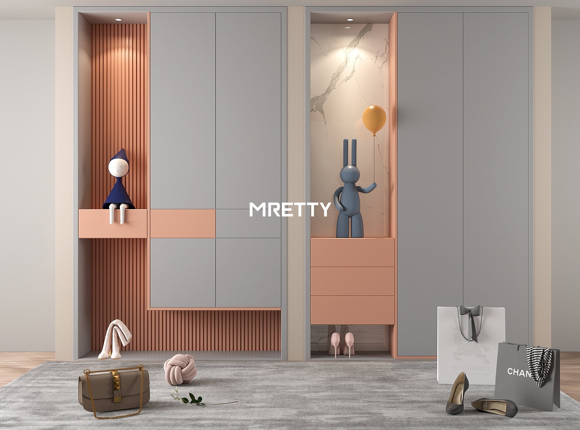High-End Whole House Cabinet Travel Gear Storage Solutions | MRETTY SG