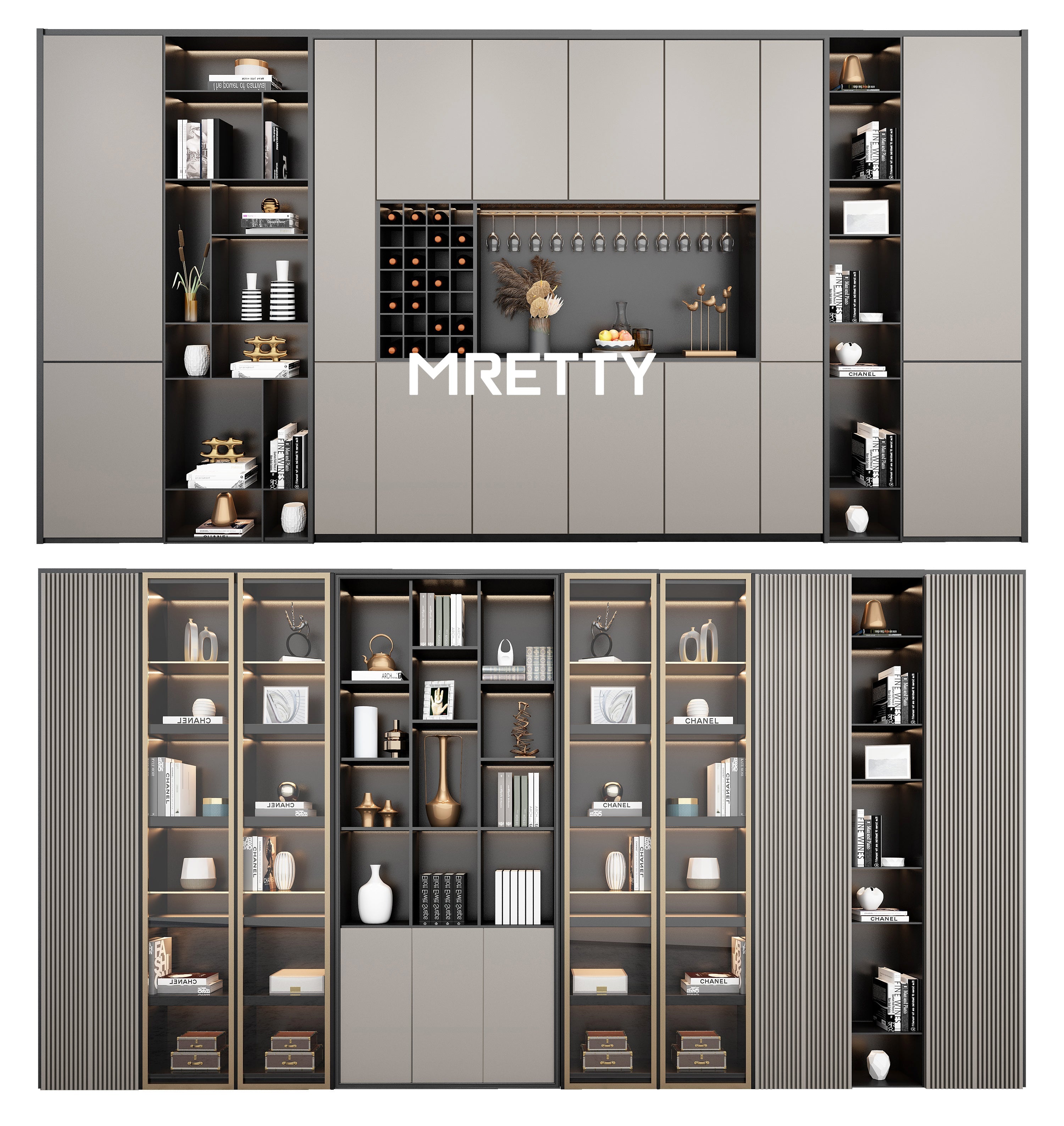 Fluted Wood Textures: MRETTY’s Singapore Luxury Redefined