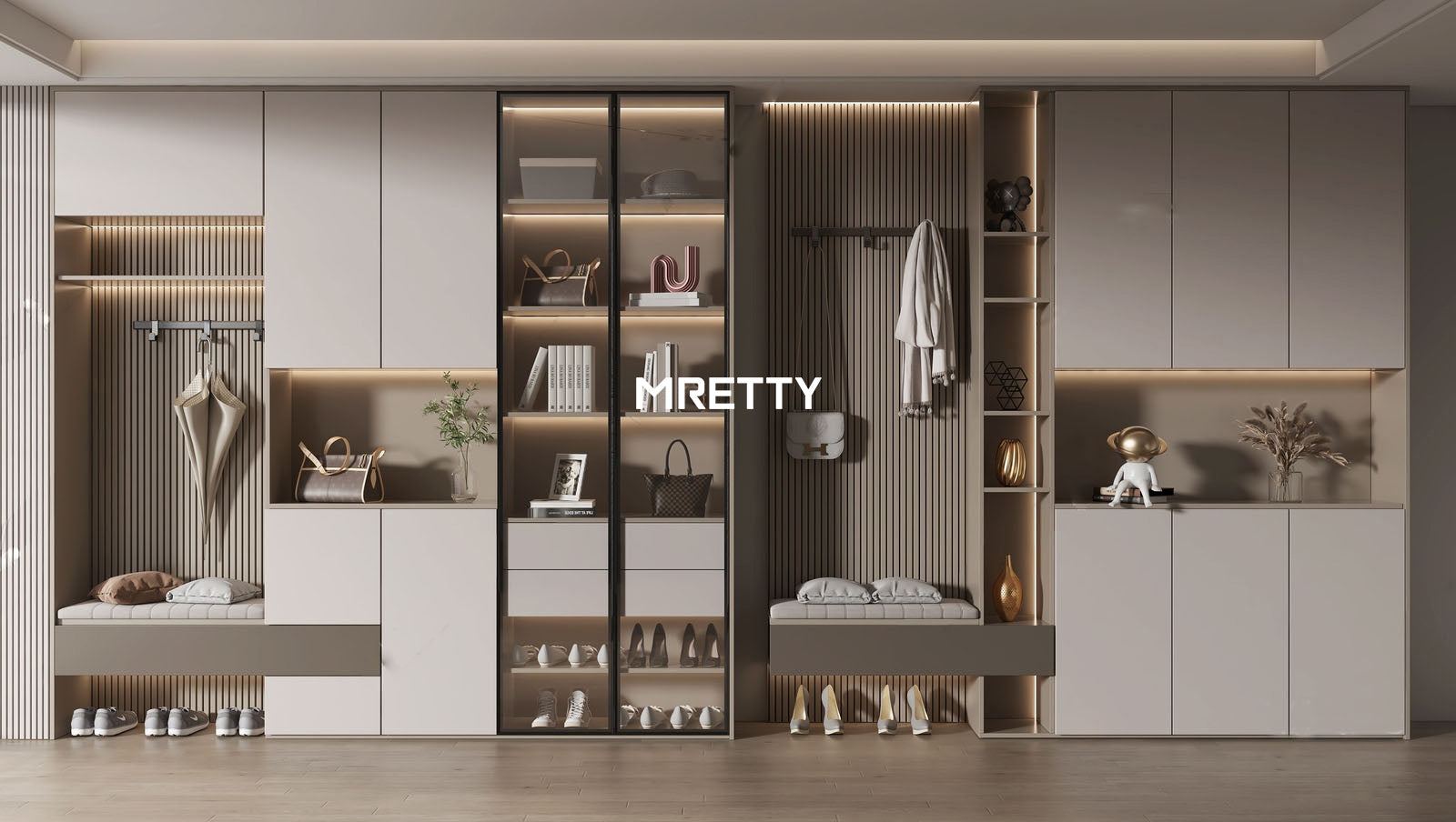 MRETTY Bespoke Entryway Shoe Storage: Elevating Your Home’s First Impression