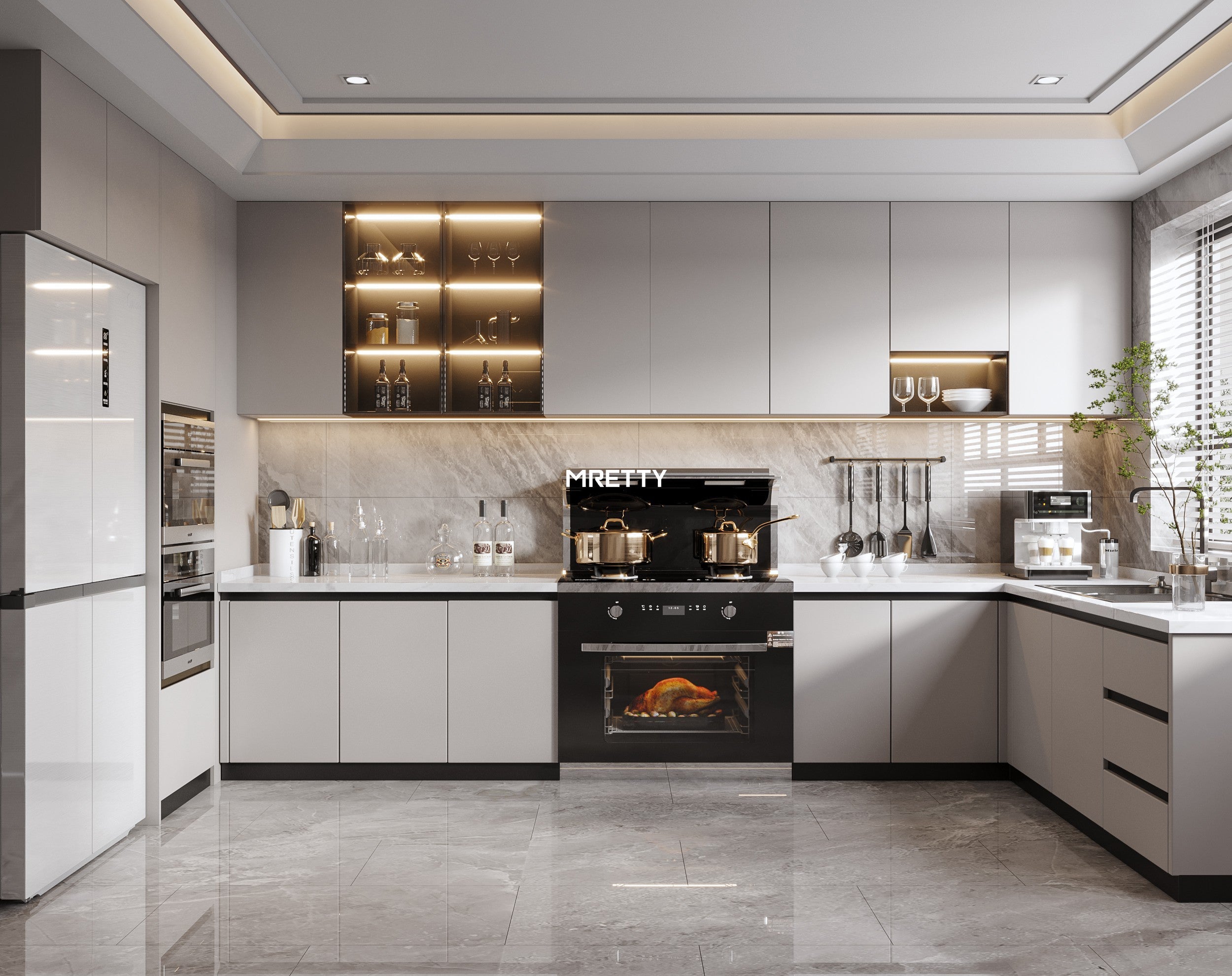 MRETTY Whole House Cabinetry for Small Homes: Maximize Style & Space