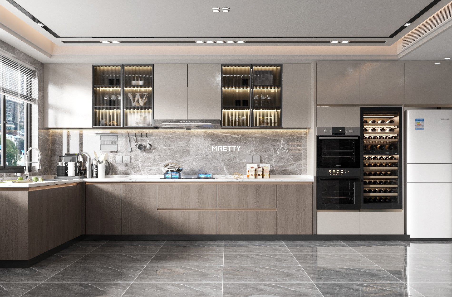 MRETTY Industrial Custom Dining Room Cabinets Singapore: Redefining Your Dining Space
