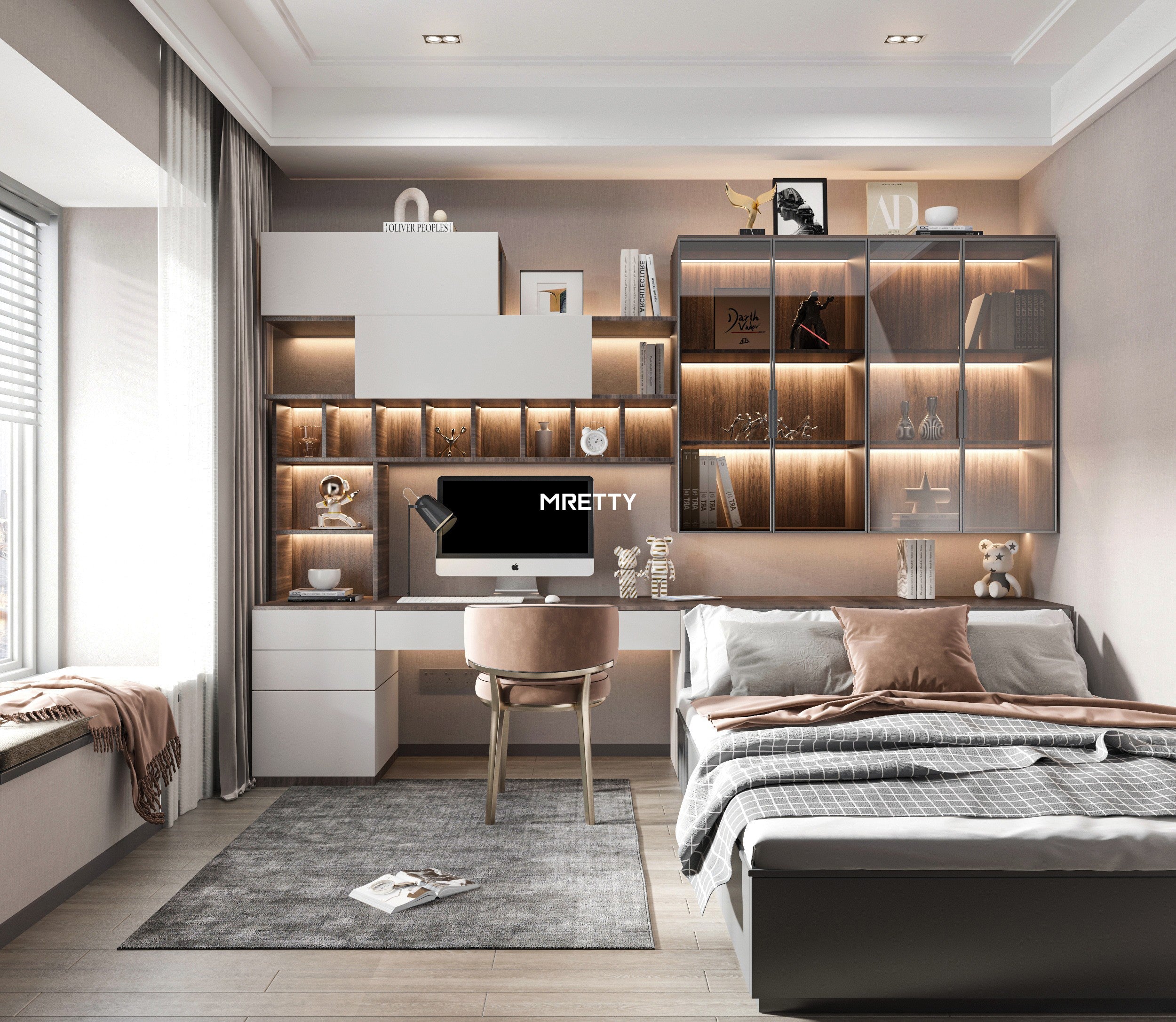 MRETTY Custom Study Room Style — Designing Spaces That Inspire Thought and Elevate Everyday Living