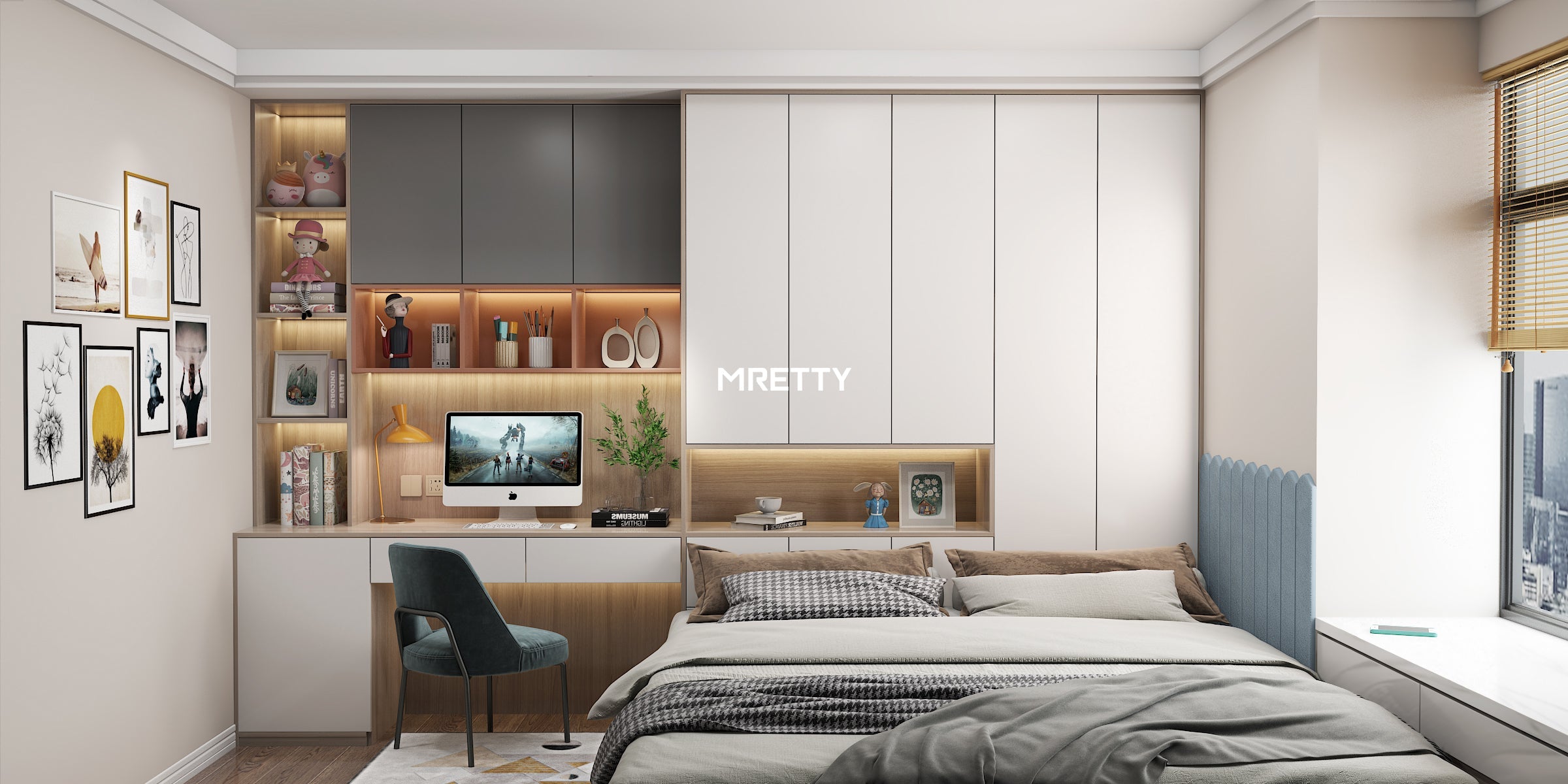 Luxury Master Bedroom Wardrobe: MRETTY’s Custom Design Guide