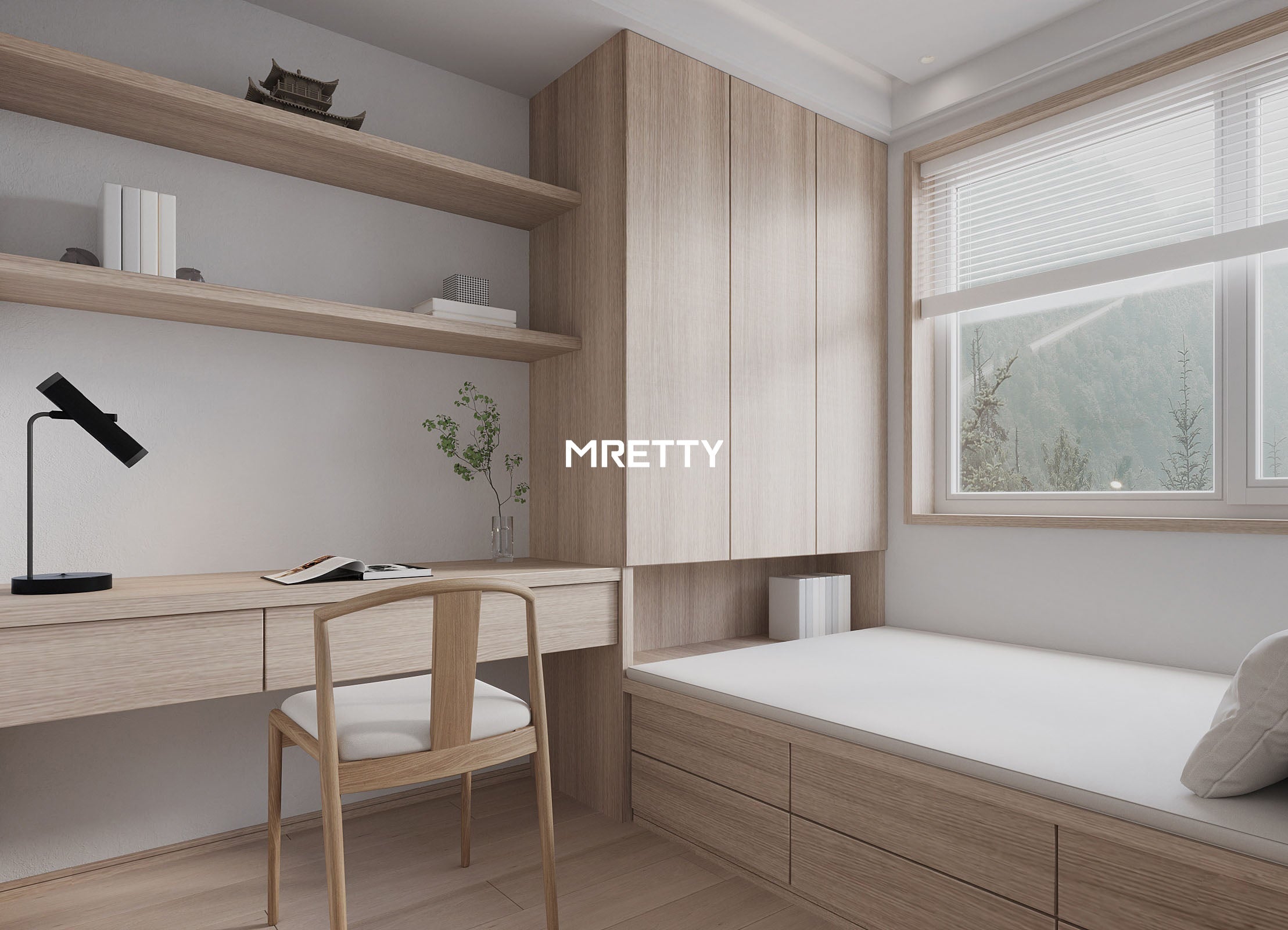 Modern Built-in Bookshelves: Elevate Your Singapore Home with MRETTY