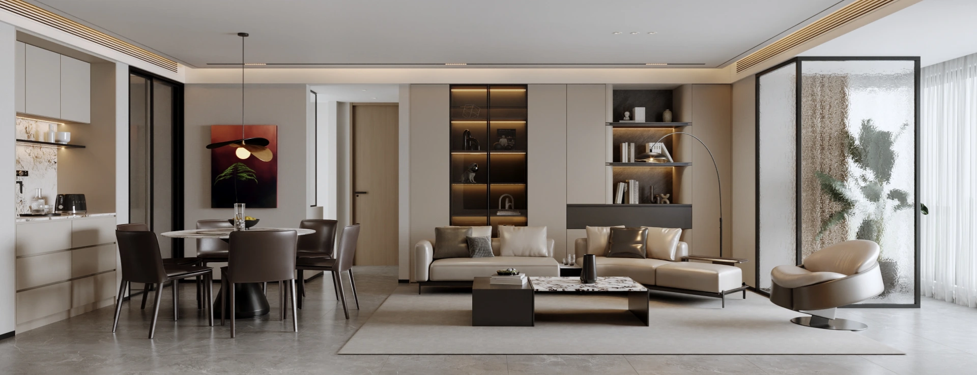 Mretty Condo Interior Design | Dolce Modern Reside gallery image 2