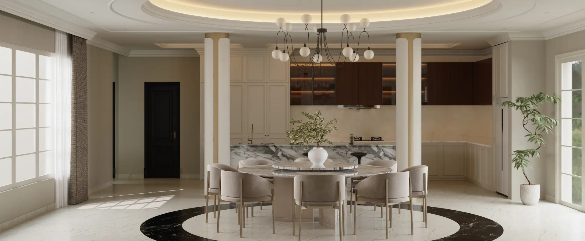 Mretty landed interior design | Casa Italiana