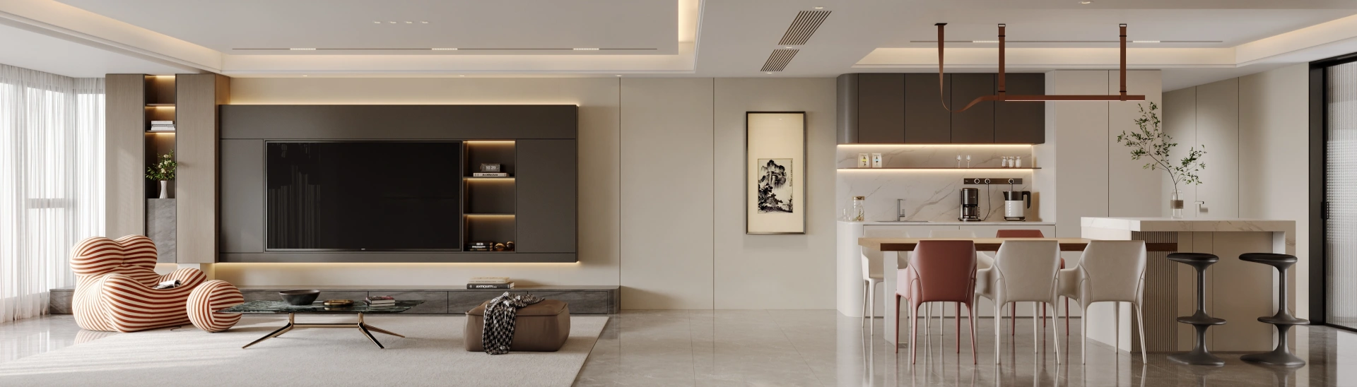 Mretty Condo Interior Design | Macaron