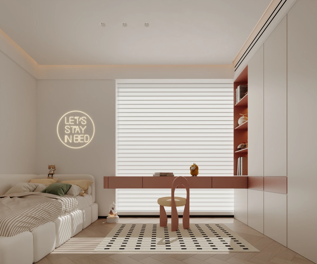 Mretty Minimalist Dark Aesthetic interior view