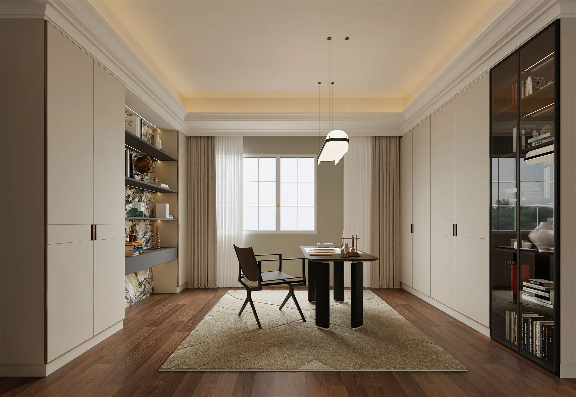 Mretty Casa Italiana Landed House Design material detail