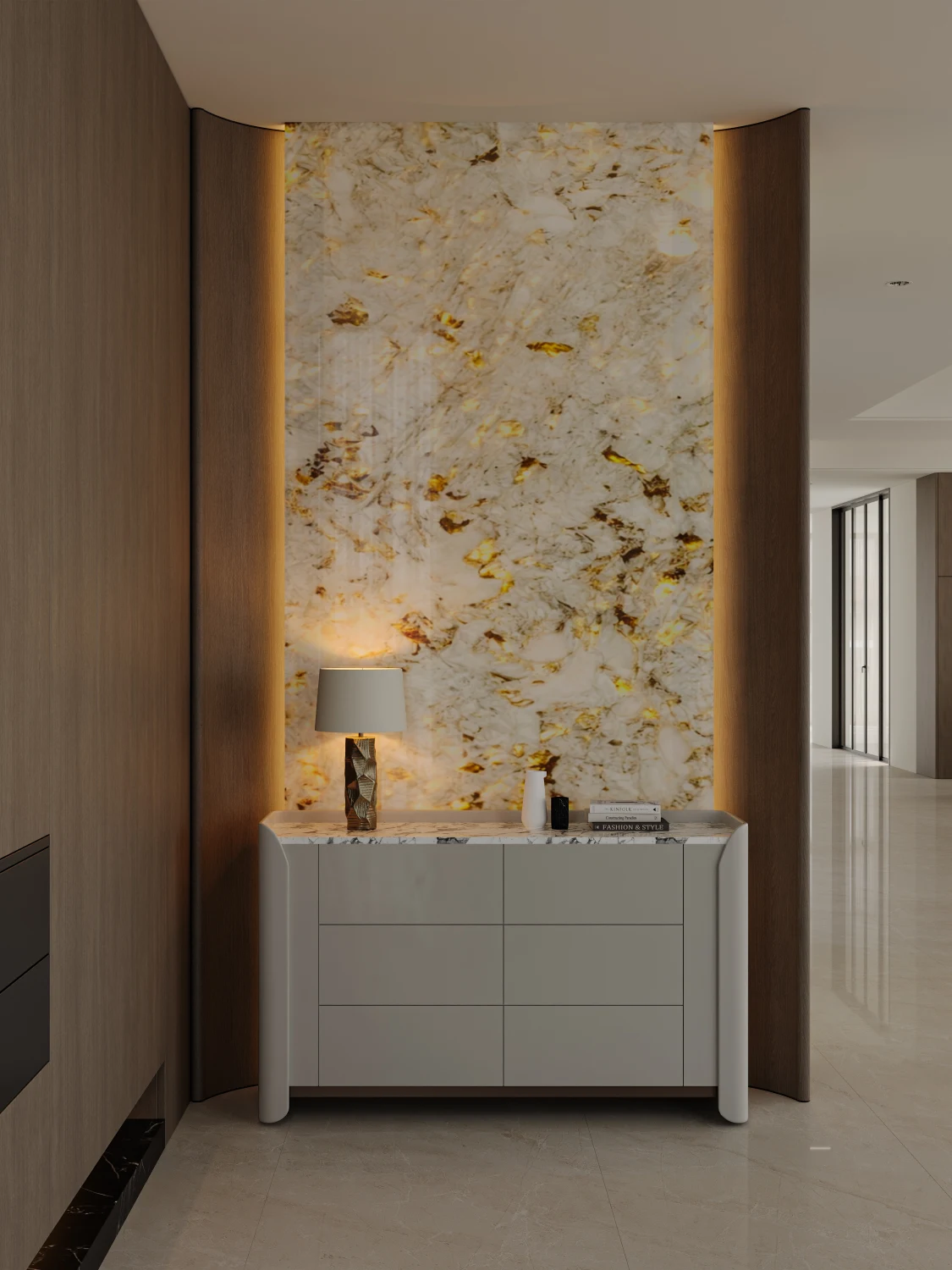 Mretty Condo Interior Design | Nat vertical view