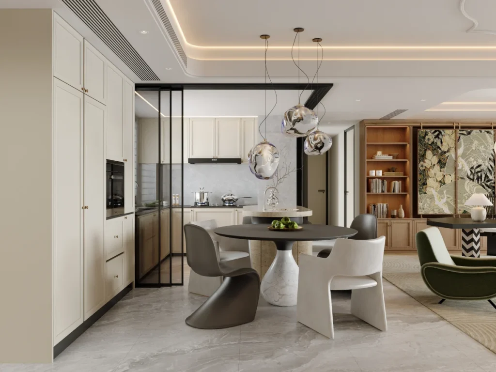 CUSTOM SHELVING DETAIL custom home office project by MRETTY Singapore