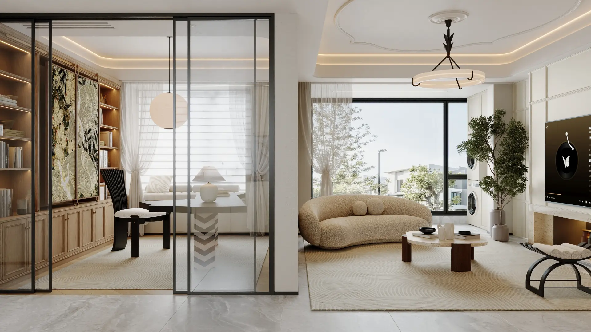 Custom Cabinet French Condo in Singapore