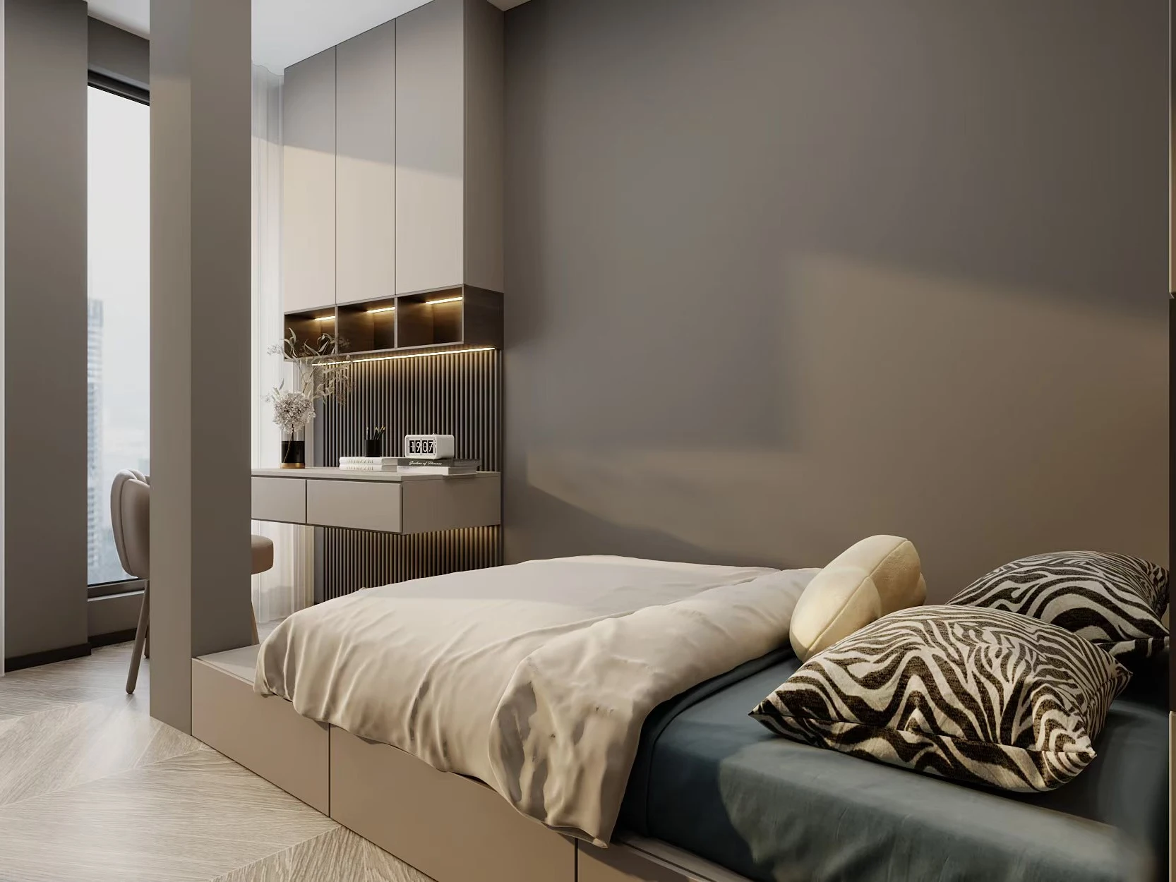 Italian Luxury Condo | Whole-Home Custom Cabinetry material detail