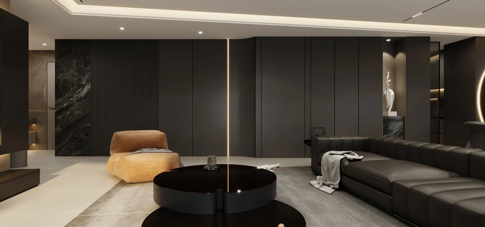 Italian Luxury Condo | Whole-Home Custom Cabinetry gallery image 4