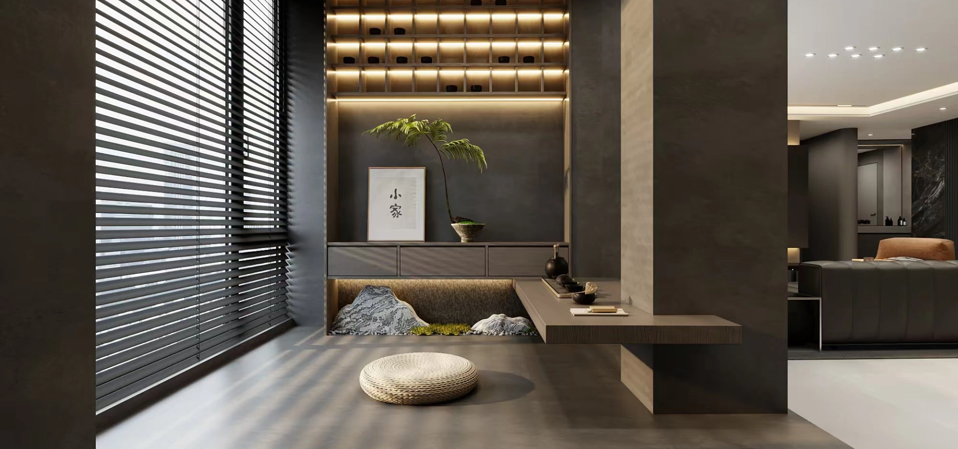 Italian Luxury Condo | Whole-Home Custom Cabinetry gallery image 2