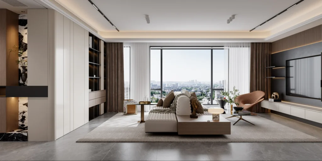 MRETTY Modern Luxury Living Room Cabinets for Condos
