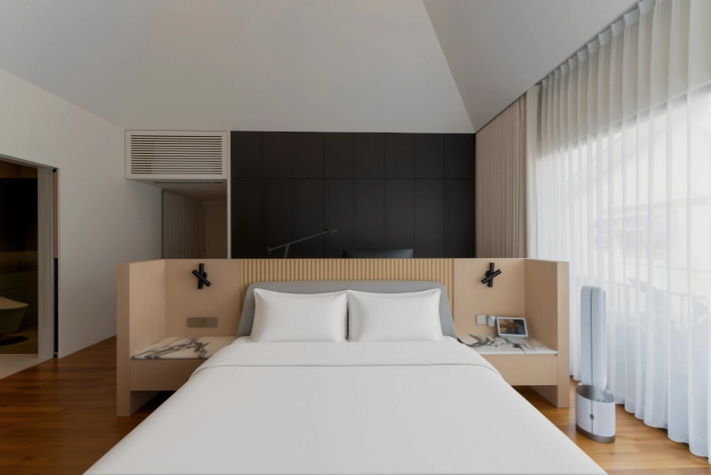 Modern Minimalist Wood-Tone Whole-Home Custom Cabinetry in Singapore interior view