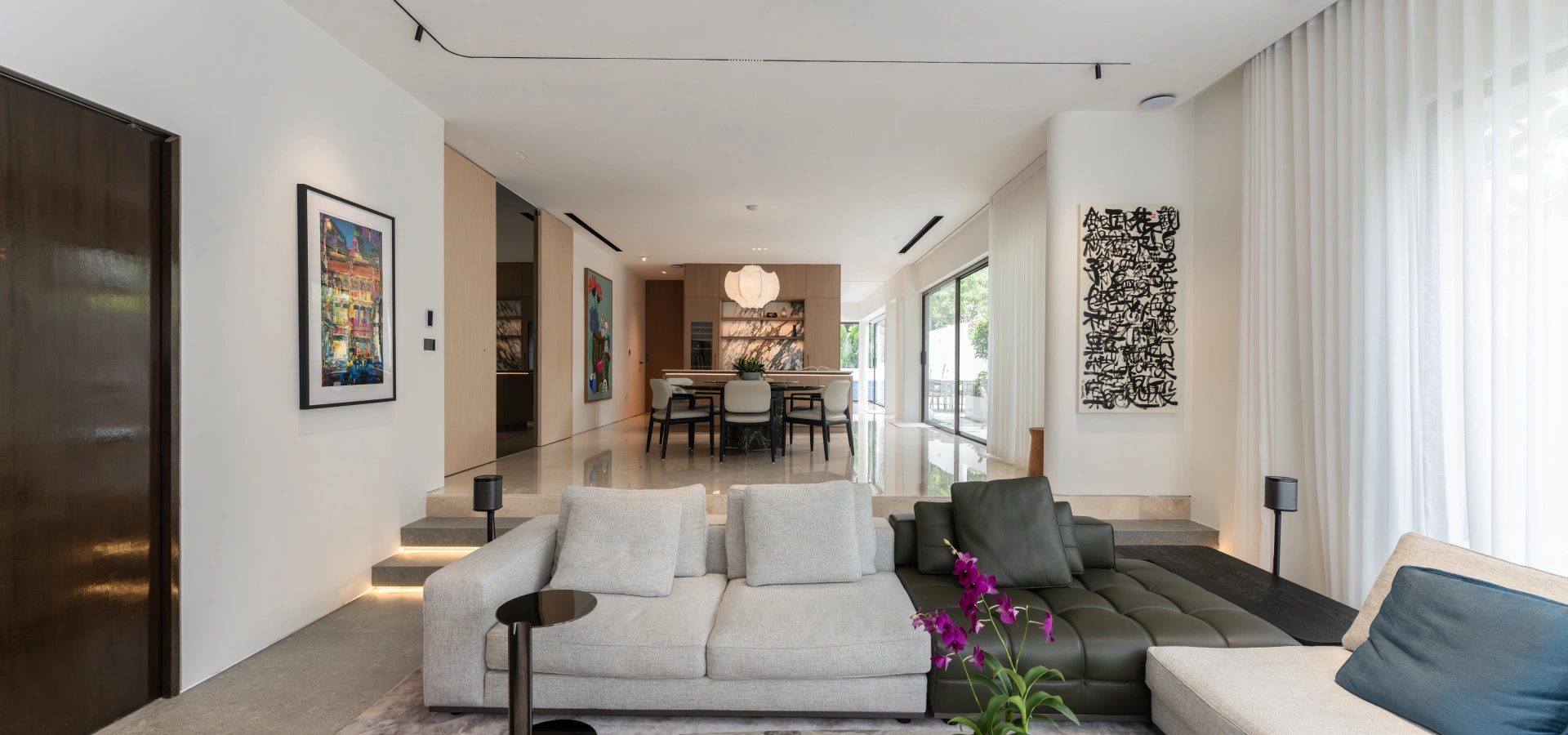 Modern Minimalist Wood-Tone Whole-Home Custom Cabinetry in Singapore gallery image 2