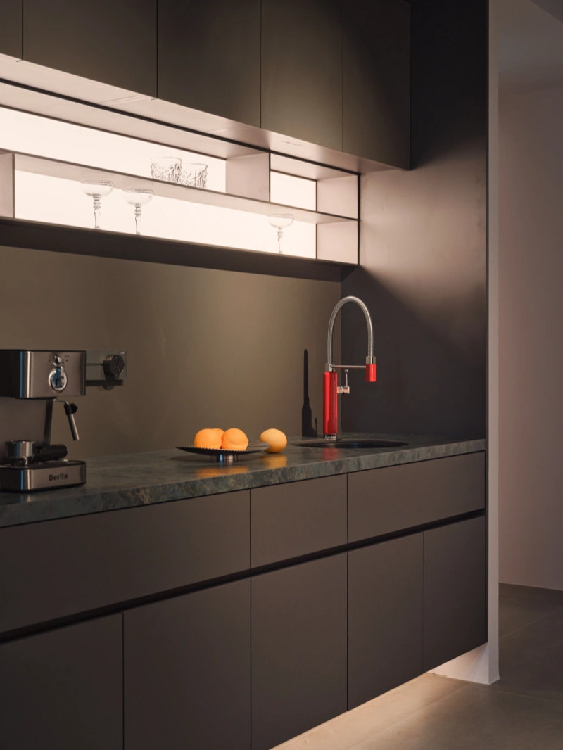 Custom cabinets and whole-home millwork in MRETTY Singapore showroom