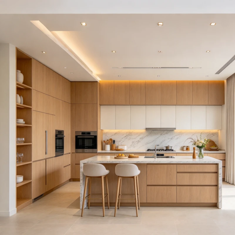 What is the most popular kitchen style now in Malaysia?