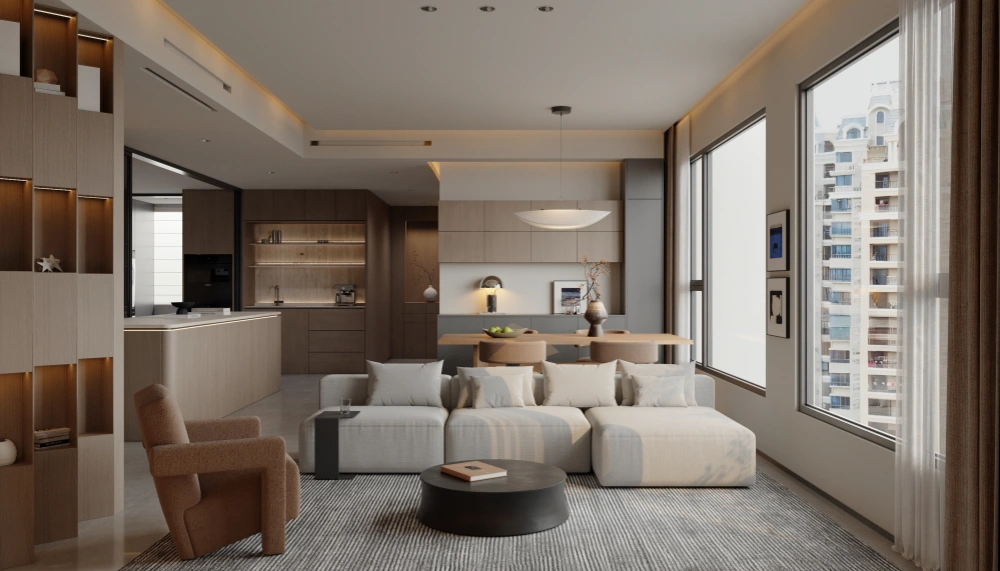 Living room cabinetry