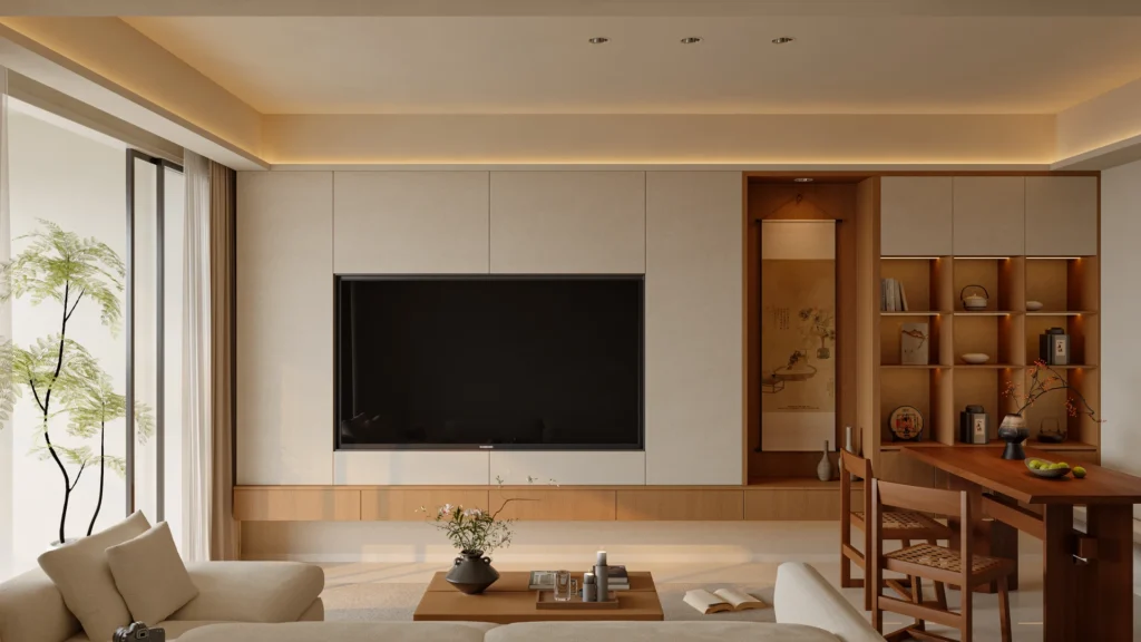 Modern Chinese Natural Wood Condo – Custom Cabinetry Project