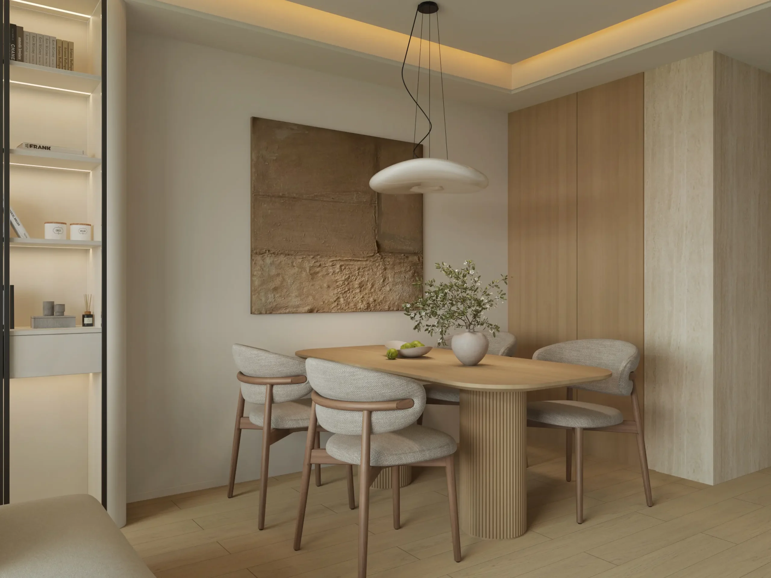 Modern Cream & Oak Whole-Home Interior Project gallery image 1