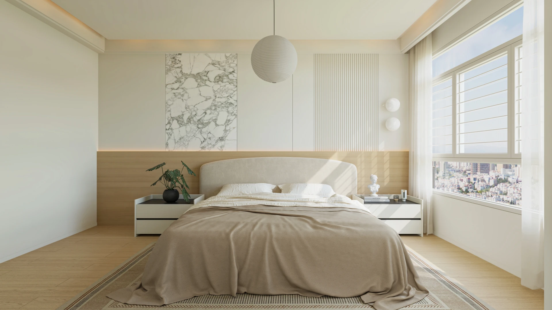 Modern Cream & Oak Whole-Home Interior Project material detail